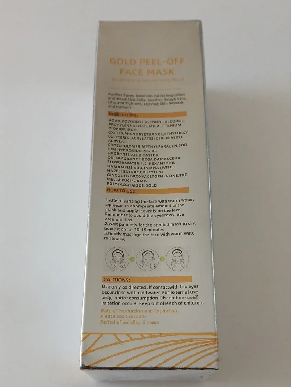 Golden Peel-Off Facial Mask - AstraGlo
